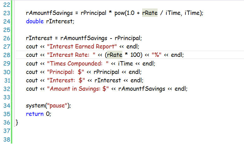 C++ Code